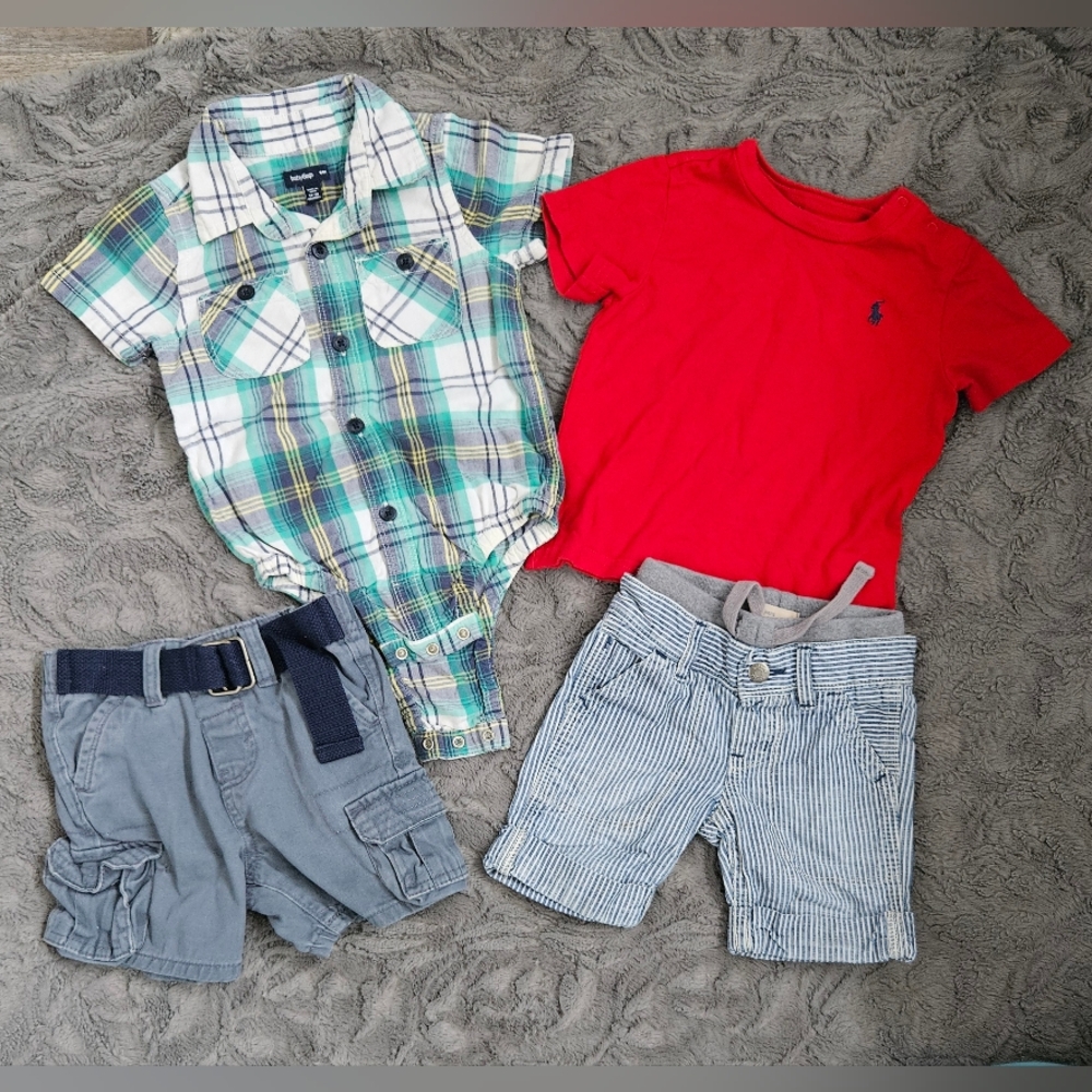 Boys Polo Gap TS clothing lot Size 12-18 months KK4